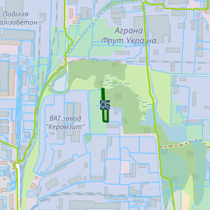 Земельна ділянка 0510100000:01:009:0108, площа 0.1806 га