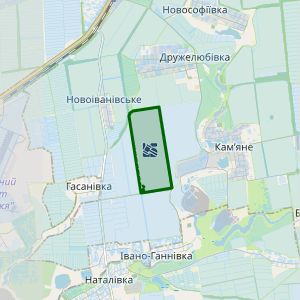 Земельна ділянка 2321581400:03:003:0039, площа 167.0000 га