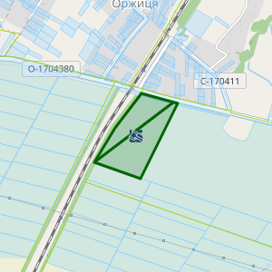 Земельна ділянка 5320884904:04:003:0012, площа 16.6535 га