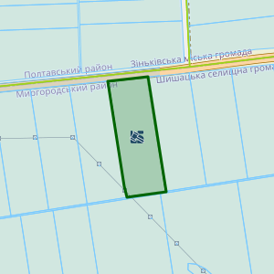 Земельна ділянка 5325782000:00:008:0056, площа 5.3222 га